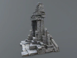 Ruin Gate 3D Model