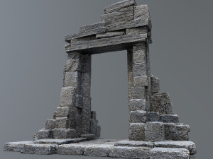 Ruin Gate 3D Model