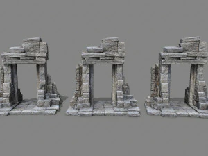 Ruin Gate 3D Model
