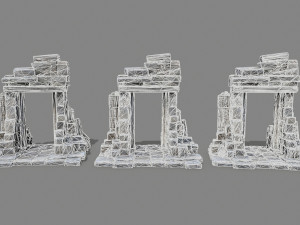 Ruin Gate 3D Model