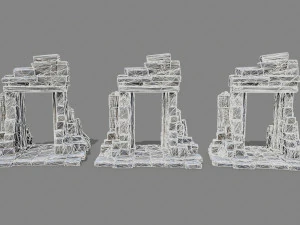 Ruin Gate 3D Model