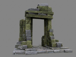 Ruin Gate 3D Model