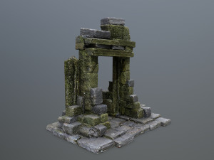 Ruin Gate 3D Model