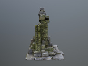 Ruin Gate 3D Model
