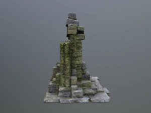 Ruin Gate 3D Model