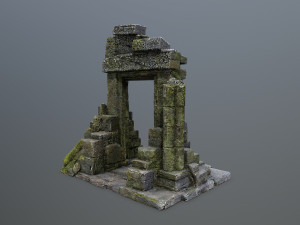 Ruin Gate 3D Model