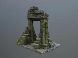 Ruin Gate 3D Model
