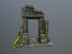 Ruin Gate 3D Model