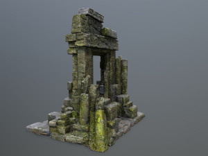 Ruin Gate 3D Model