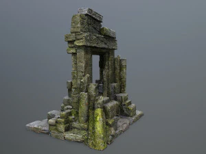 Ruin Gate 3D Model