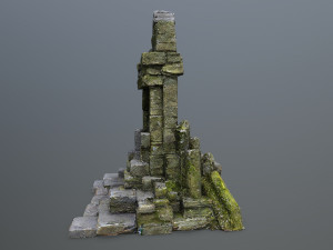 Ruin Gate 3D Model