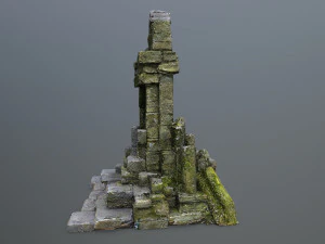 Ruin Gate 3D Model