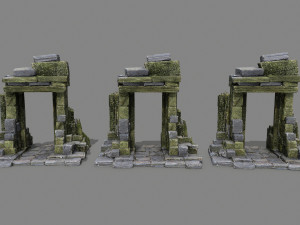 Ruin Gate 3D Model
