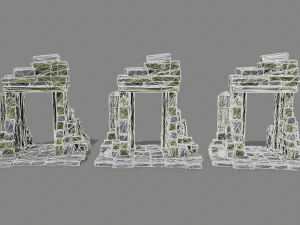 Ruin Gate 3D Model