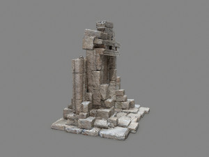 Ruin Gate 3D 모델