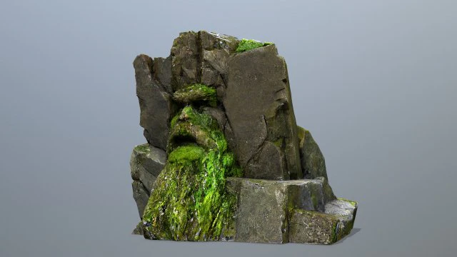 Mountain face 3D Model .c4d .max .obj .3ds .fbx .stl .blend 