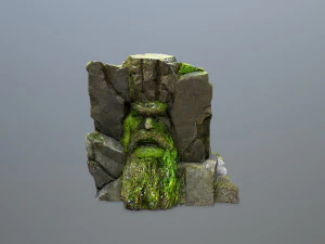 Mountain face 3D Model