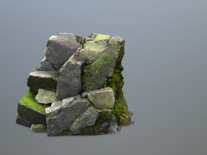 Mountain face 3D Model