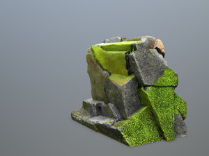 Mountain face 3D Model