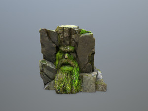 Mountain face 3D Model