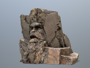 Mountain face 3D 모델