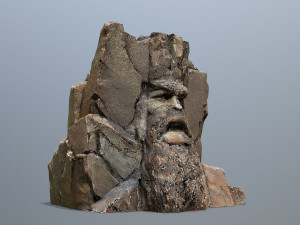 Mountain face Modèle 3D