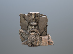 Mountain face Modèle 3D