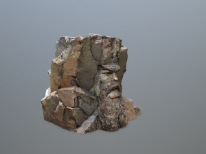 Mountain face Modèle 3D