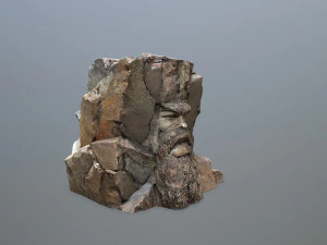 Fronte della montagna Modello 3D