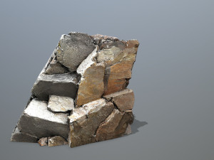 Mountain face Modèle 3D