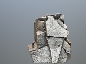 Mountain face Modèle 3D