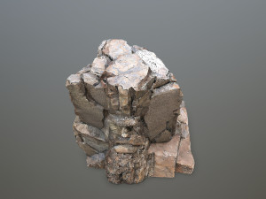 Mountain face Modèle 3D