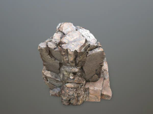 Fronte della montagna Modello 3D