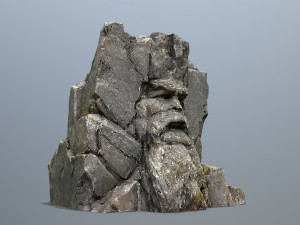 Mountain face 3D 모델