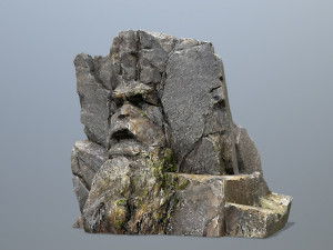 Mountain face Modelo 3D
