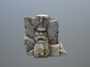 Mountain face Modelo 3D