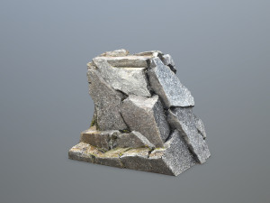 Mountain face Modelo 3D