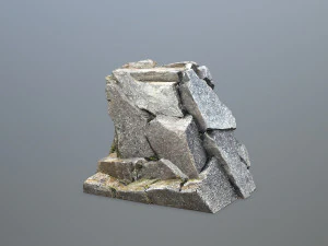 Mountain face 3D Model