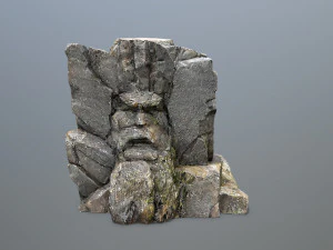 Mountain face 3D Model