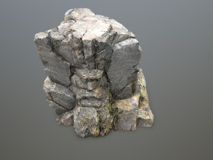 Mountain face Modelo 3D