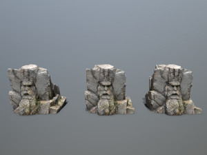 Mountain face Modelo 3D