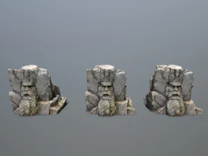 Mountain face 3D Model