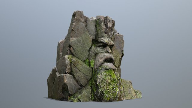 Mountain face 3D मॉडल .c4d .max .obj .3ds .fbx .stl .blend 