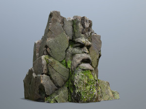 Mountain face 3D 모델