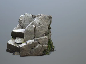 Mountain face 3D Model