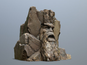 Mountain face 3D 모델