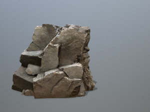 Mountain face 3D 模型