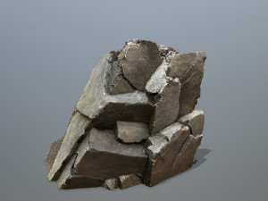 Mountain face 3D 模型