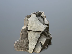 Mountain face 3D Model