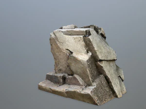 Mountain face 3D Model